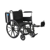 Medline - K3206n44e - Wheelchair, K3, 20, Sb Dfla, Elr Foot - Each