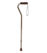 Medline - Mds86420Brzh1 - Cane, Offset, Bronze, Aluminum - Each