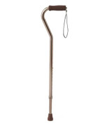 Medline - Mds86420brzw - Cane, Offset, Bronze, Aluminum - Each