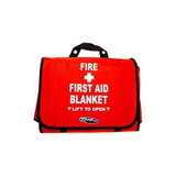 Kemp - 10-127-Bla - First Aid Blanket Bag With 80% Wool - Each