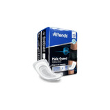 Attends Healthcare - Discreet Male Guard - Admg20 - Bladder Control Pad 12 - 1/2 Inch Length Light Absorbency Polymer Core One Size Fits Most - Bag/20