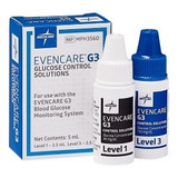 Medline - Evencare - Mph3560 - Blood Glucose Control Solution 2.5 Ml Level 1 & 2 - Case/6