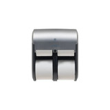 Georgia Pacific - Compact 4-Roll Quad - 56746A - Roll - Toilet Tissue Dispenser Faux Stainless Touch Free Wall Mount - Each