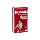 Kimberly Clark - Huggies Little Snugglers - 49694 - Unisex Baby Diaper Newborn Disposable Moderate Absorbency 