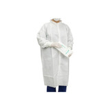 Contec - Hcga0052 - Cleanroom Lab Coat Critigear White 2X - Large Knee Length Microporous Fabric Disposable - Case/30