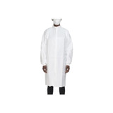 Contec - Hcga0032 - Critigear Cleanroom Lab Coat White Large Knee Length Disposable - Case/30