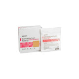 Mckesson - 16-4737 - Foam Dressing 4 X Inch Without Border Film Backing Nonadhesive Square Sterile - Case/100