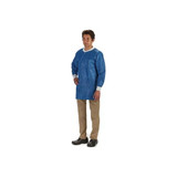 Graham Medical - Labmates - 85231 - Products - Lab Jacket Blue 2X - Large Hip Length Disposable - Bag/10
