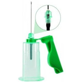 Greiner Bio-One - Vacuette - 450235V1 - Quickshield Complete Plus Blood Collection Needle With Holder 21 Gauge 1 Inch Length Safety Without Tubing Sterile - Case/360