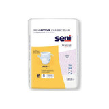 Tzmo - Seni Active Classic Plus - S-Sm22-Ac2 - Unisex Adult Absorbent Underwear Pull On With Tear Away Seams Small Disposable Moderate Absorbency - Case/88