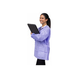 Dukal - Fitme - Ugj-6505-S - Lab Jacket Turquoise Small Hip Length 3 - Layer Sms Disposable - Case/50
