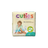 First Quality - Cuties - Cdb004 - Unisex Baby Diaper Size 4 Disposable Heavy Absorbency - Case/200