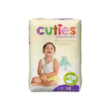 First Quality - Cuties - Cdb005 - Unisex Baby Diaper Size 5 Disposable Heavy Absorbency - Case/200