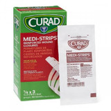 Medline - Medi-Strips - NON250314 - Closure, Skin Medi-Strip 1 4 X 3 Inch Nonwoven Material Reinforced White 