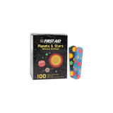 Dukal - American White Cross - 15661 - Adhesive Strip 5/8 X 2 - 1/4 Inch Plastic Rectangle Kid Design (Planets / Stars) Sterile - Box/1