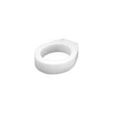 Apex - Carex - Fgb30700 0000 - Raised Toilet Seat 3 - 1/2 Inch Height White 300 Lbs Weight Capacity - Case/4