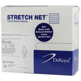 Deroyal - Stretch Net - 10-7401 - Elastic Retainer Dressing Tubular Yard Size 1 White Finger / Toe Nonsterile - Case/1