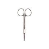 Mckesson - 43-2-104 - Iris Scissors 4 - 1/2 Inch Office Grade Stainless Steel Finger Ring Handle Straight - Each