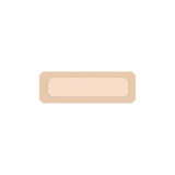 Convatec - Foamlite - 421563 - Thin Foam Dressing 2 X 4 5 Inch With Border Film Backing Silicone Adhesive Rectangle Sterile
