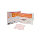 Smith & Nephew - Allevyn Gentle Border - 66800279 - Foam Dressing 5 X Inch With Film Backing Silicone Gel Adhesive Square Sterile - Each