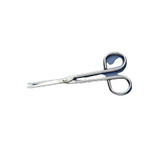 Busse - 7246 - Utility Scissors Nurse 5 1 4 Inch Length Floor Grade Stainless Steel Sterile Finger Ring Handle Angled Sharp Tip Blunt 