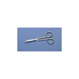 Busse Hospital Disposables - 7246 - Utility Scissors Nurse 5 - 1/4 Inch Length Floor Grade Stainless Steel Sterile Finger Ring Handle Angled Sharp Tip / Blunt - Each