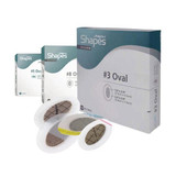 Ferris - Polymem Shapes - 1853 - Silver Foam Dressing 3-1/2 X 5 Inch Oval Sterile - Box/15