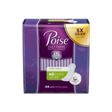 Kimberly Clark - Poise - 19304 - Bladder Control Pad 8 - 1/2 Inch Length Light Absorbency Sodium Polyacrylate Core One Size Fits Most - Package/44