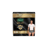 Kimberly Clark - Kleenex - 55426 - Depend Realfit Max Absorb Men S Underwear, Grey, Small Medium 