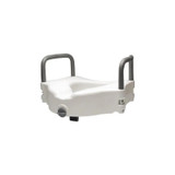 Graham Field - Lumex - 6487Ra - Health Products Raised Toilet Seat 4 - 1/2 Inch Height White 300 Lbs Weight Capacity - Case/2