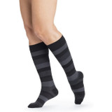 Sigvaris - 832CMLW19 - Microfiber Shades, Womens, Calf, Long, Stripe