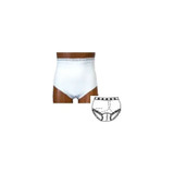 Team Options - 81204Xll - Ladies' Basic With Built - In Barrier/Support, White, Left - Side Stoma, X - Large 10, Hips 45" - 47" - Each