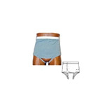 Team Options - 93006Mr - Men'S' Brief With Built - In Barrier/Support,Gray, Right - Side Stoma, Medium Hips 36" - 38" - Each
