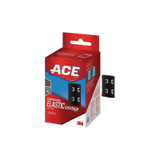 3M - Ace - 207334 - Elastic Bandage With Metal Clips, 4 X 63.6 , Black - Each