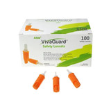 Abound Diagnostics, Inc. - Able Diagnostics - Vgl02-382 - Vgl02382 - Vivaguard Safety Lancets, 28G - Box/100