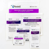 Gentell - 88245 - Calcium Alginate Dressing 4" X 5" Sterile 1'S,. - Box/10