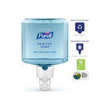 Gojo Industries - Purell - 6480-02 - Foodservice Healthy Soap, Foam, Antibacterial, 0.5% Bak, 1200Ml, Clear - Case/2
