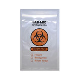Elkay Plastics - Lab20606 - Reclosable 3 - Wall Specimen Transfer Bag (Biohazard) - Case/1000