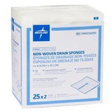 Medline - Prm256001hh - Spnge,Drain,Nonwvn,2"x2,6ply,Strl,Lf - Each
