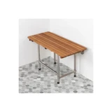 Teakworks4U - Ptbf2-320160W - Ptbf2320160W - Ada Compliant Shower Bench W Legs (Based On Bottom Bracket To Top Of Bench) Pl - Each