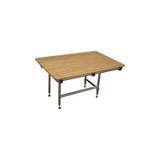 Teakworks4U - Ptbf2-420240W - Ptbf2420240W - Ada Compliant Shower Bench W Legs Plantation Teak - Each