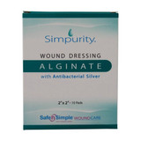 Safe N Simple - Sns51706 - Simpurity Silver Calcium Alginate Dressing 6" X - Box/10