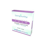 Safe N Simple - Simpurity - Sns74477 - Foam Wound Dressing Silver Silicone, 7" X 7". - Box/12
