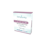 Safe N Simple - Simpurity - Sns77777 - Sacrum Foam With Silicone Adhesive Border, 7" X 7". - Box/12