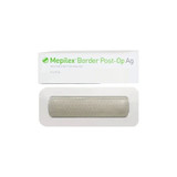 Molnlycke Health Care - Mepilex - 498650 - Us Border Post Op Ag Foam Dressing, 4" X 14". - Box/5
