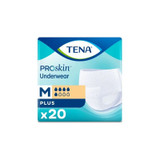 Essity Health & Medical Solutions - Tena Proskin Plus - 72632 - Unisex Adult Absorbent Underwear Pull On With Tear Away Seams Medium Disposable Moderate Absorbency - Case/80