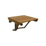 Teakworks4U - Tbf-340160W - Tbf340160W - Ada Compliant Shower Bench (Based On Bottom Bracket To Top Of Bench) Burmese T - Each