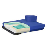 New York Orthope - Apex - 9599-Gcp-181803 - Coccyx Support Seat Cushion With Pommel Core 18 X 16 3 Inch Foam / Gel - Each