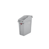 Rj Schinner - Rubbermaid Slim Jim - 2026695Ea - Can, Waste Undrcntr Gry 13Gl - Each