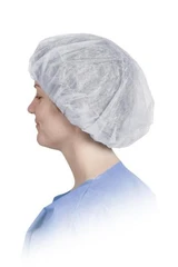 Medline - Cri1003 - Cap,Bouffant,Spunbond,White,24" - Each
